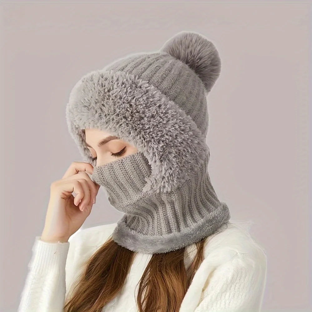 Parthea Gorro Bufanda y Mascarilla 3-en-1